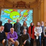 I vincitori e i promotori di Umoristi a Carpi insieme a Leo Ortolani-2