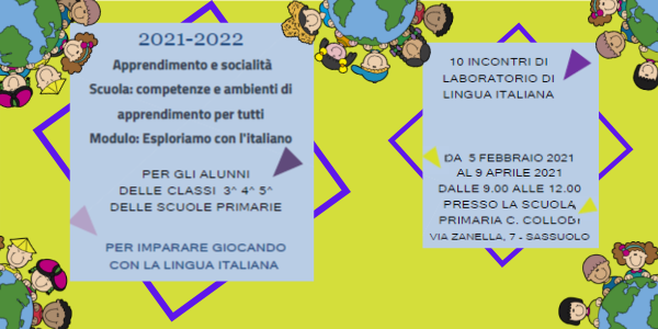 PON: Apprendimenti e socialità. Esploriamo con l’italiano
