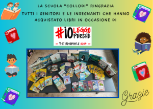 ringraziamento acquisto libri Ioleggoperchè 2024
