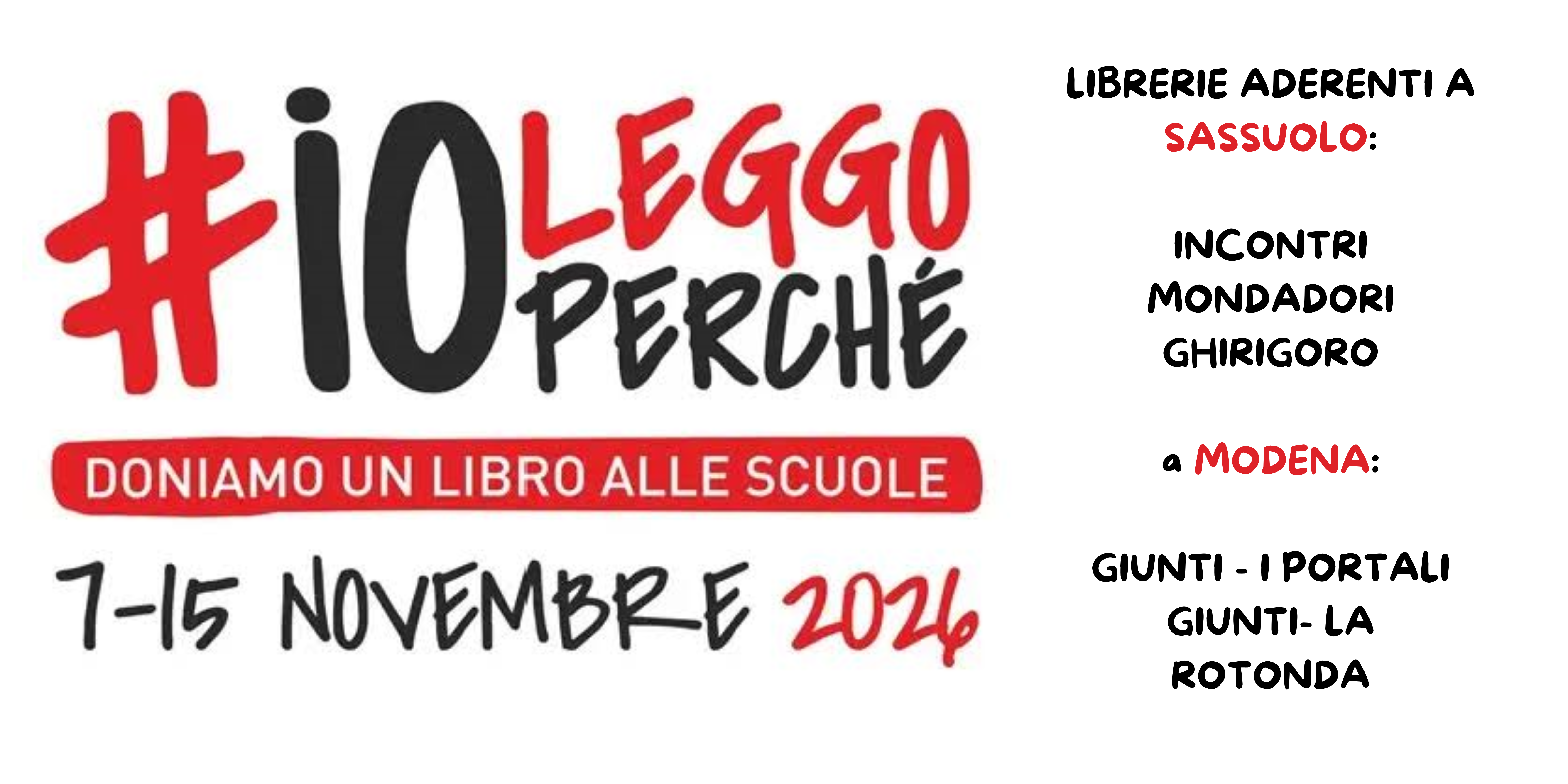 IO LEGGO PERCHE’ 2026